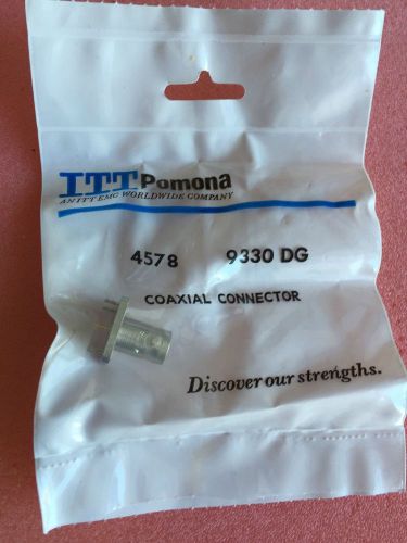 LOT OF 5 NEW-IN-BAG  ITT POMONA 4578 PCB MOUNT COAXIAL CONNECTORS