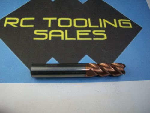 3/8 4 Flute Centercutting Ball Nose Carbide End Mill TiCN Coated NEW AccuPro 1pc