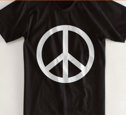 Piece Sign Shirt (Black and White)