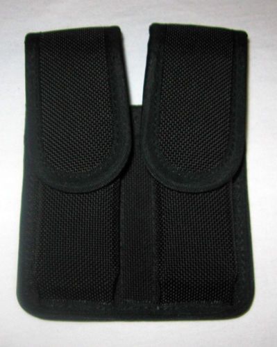New! don hume nd407-hs ballistic nylon double magazine holder 2-1/4&#034; duty belt b for sale