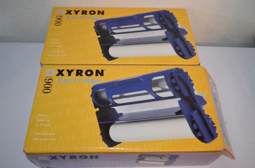 Xyron Model 900 Cartridge 50&#039; Two Sided Lamination &amp; 10&#039; Laminate Magnet NEW LOT