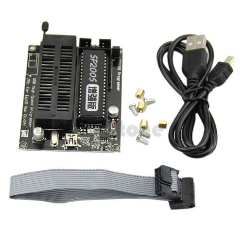 USB SP200S Programmer for ATMEL/MICROCHIP/SST/ST/WINBOND AVR +10 Pin Cable