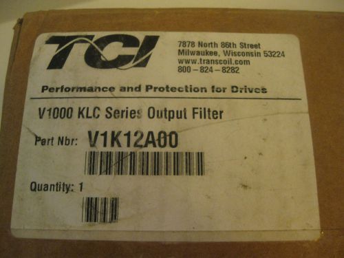 TCI V1000 KLC Series Output Filter, V1K2A00 (Box open)