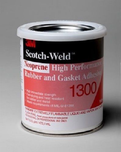 3m 1300 yellow scotch-weld neoprene rubber/gasket adhesive (pint) for sale