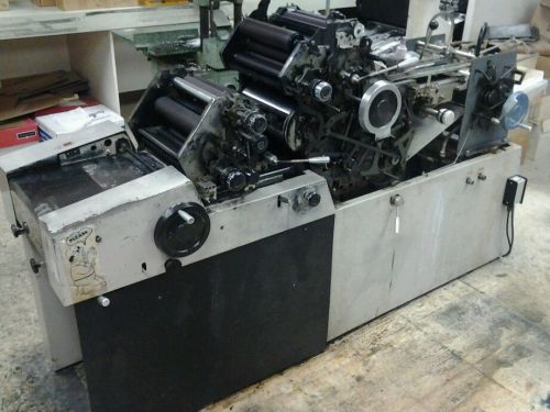 Gestetner 3217 2 color printing press  with kompac water system
