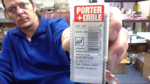Porter Cable 123279-100 10 TPI 3 1/2 in. high carbon steel smooth scroll 100 PK