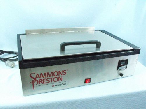 Sammons preston thermoplastic heated water bath splint form pan 4 gal 150-202f for sale
