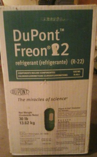 New bottle of R22  refrigerant. Un opened.