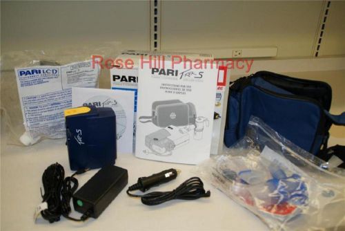 New pari trek s portable nebulizer compressor kit new for sale