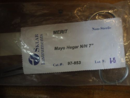Mayo hegar suture needle holder / driver (7&#034; stainless steel) new!!! for sale