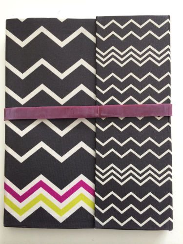 NEW Missoni for Target Journal Black &amp; White Zigzag Purple Band 192 Sheets