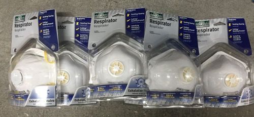 Msa respirator dust disposable with exhalation valve 6 packs for sale