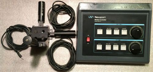Newport 460 3d/xyz stage with 3 860a drives &amp; 860-c2 4 axes controller for sale