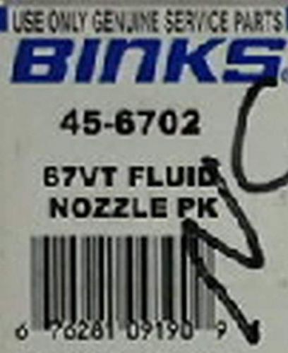 BINKS - 45-6702 - 67VT FLUID NOZZLE PK