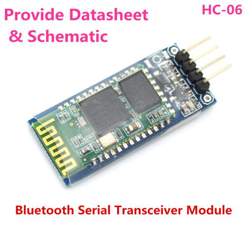 New HC-06 5v/3.3v CSR Wireless Bluetooth serial Transceiver Module for Arduino