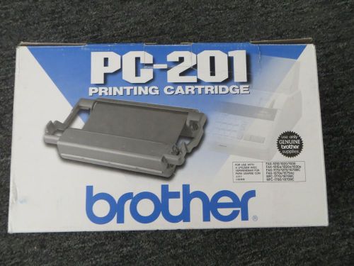 Genuine Brother PC-201 PC201 Toner Printing Cartridge OEM New 1010 10520 1015e