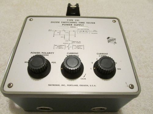 Tektronix 291 Diode Switching Time Tester  w/ Fixture &amp; Adapter   ( Clean )