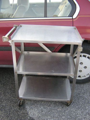 Lakeside stainless steel kitchen utility catering cart for sale