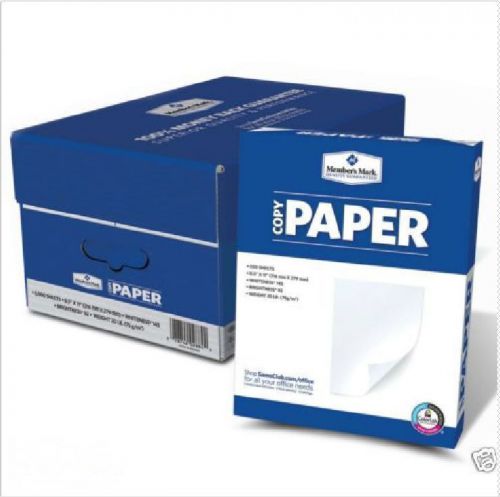 Copy printing paper letter white machine case fax 5000 sheet 92 bright office for sale