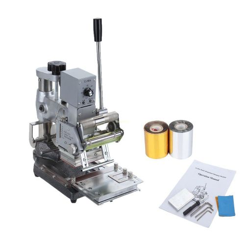 Hot foil stamping machine tipper bronzing pvc id credit card + 2 free foil paper for sale