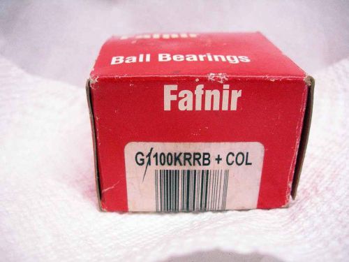 Fafnir G1100KRRB + COL Bearing With Collar ! NEW !