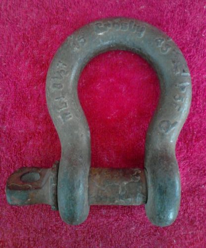 Crosby Shackle WLL 8-1/2T Ton, 1&#034; Screw Pin Clevis, Rigging, Anchor