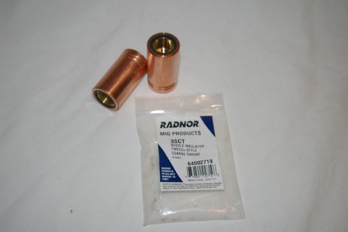 Radnor model 35ct coarse threaded nozzle insulator tweco no 5, 25 series mig gun for sale