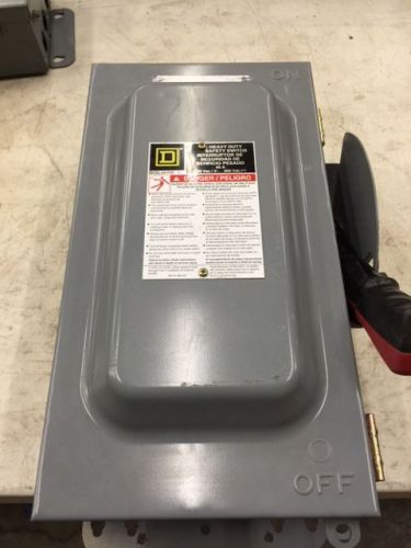 SQUARE D H362AWK 60A. 600 VOLT 3 POLE HEAVY DUTY DISCONNECT FREE SHIPPING