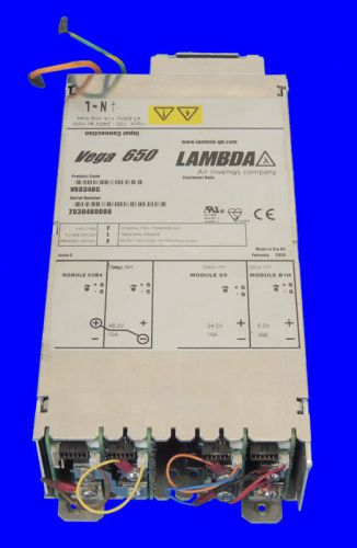 Lambda Vega 650 Power Supply 48V/10A 24V/15A 5V/20A Multi-Output / Warranty