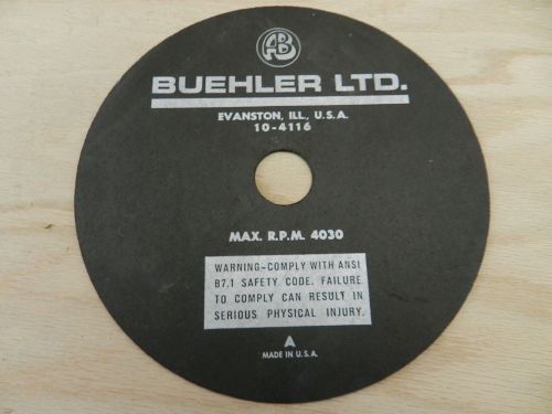 14 Buehler 10-4116 Abrasive Cut Off Wheels 9&#034; 4030 RPM Medium Hard Steel Rc35-50