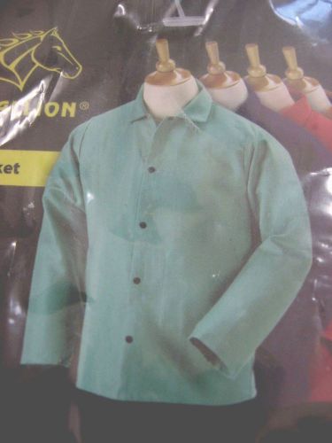 Black stallion flame resistant welding jacket size large 36&#034; nwt f9-36c for sale