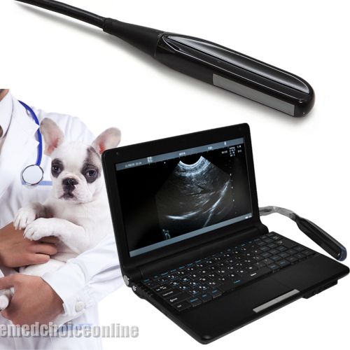 Promotion Veterinary Digital Laptop Ultrasound Scanner machine + 3D + rectal sen