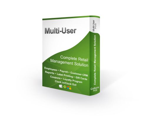 Retail Management Point of Sale Software MULTI-USER USA Seller Live Support