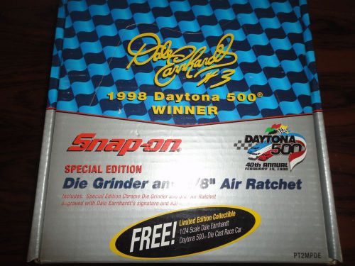 Dale Earnhardt Snap On 1998 Daytona 500 Winner Car, Die Grinder, &amp; Air Ratchet