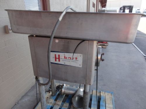 HOBART 4046 5 HP MEAT GRINDER.  OLDIE BUT A GOODIE!  WORKS GREAT. BUTCHER SHOP.