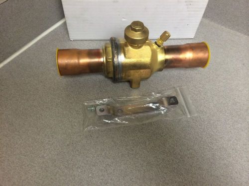Sporlan ebvt-1130 1-5/8&#034; ball valve refrigeration hvac new solder brass plumbing for sale