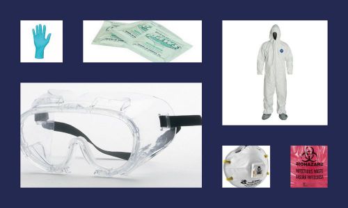 PPE Personal Protection Kits for 10 people  ~ Flu Pandemic Kit Prepper/Survival