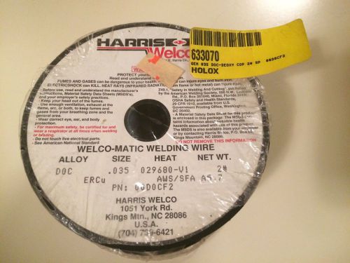 Harris Welco Welco-matic Welding Wire DOC erCu 2#