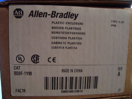 NEW ALLEN BRADLY PLASTIC ENCLOSURE  800F-1YM