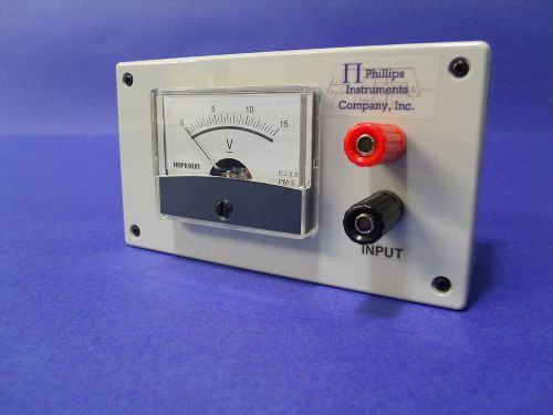 Bench type dc analog voltmeter with test leads for sale