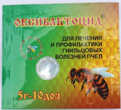 Oksibaktocid for the treatment and prevention of diseases of bees, 5g - 10 doses for sale