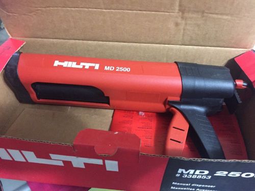 NEW IN BOX HILTI MD-2500 #338853 ANCHOR ADHESIVE MANUAL DISPENSER MD2500 MD 2500