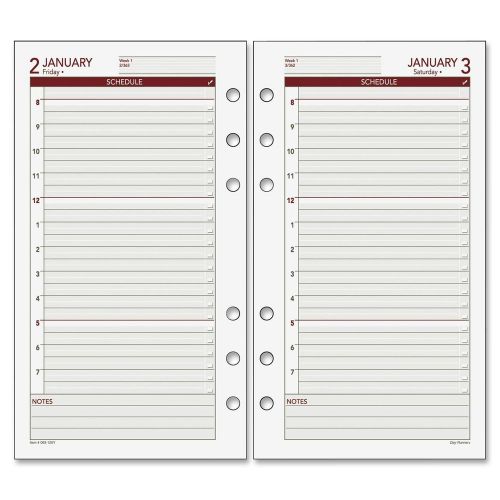 Express Daily Planning Pages 6-Hole Punched Refill Pages