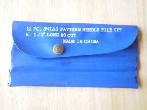 12pc. Swiss Pattern Needle File Set 6-1/2 Long