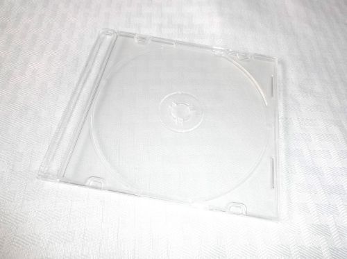50 New single Slim CD/DVD/VCD Jewel cases 5.2mm, Best Quality CLEAR-
							
							show original title