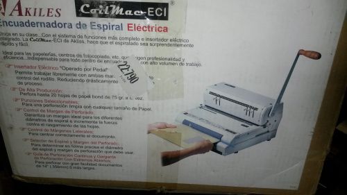 Akiles CoilMac-ECI Coil Mac ECI Electric Binding &amp; Punch Machine Excellent