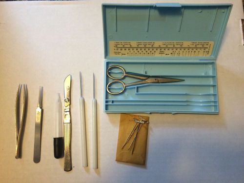 Vintage Hamilton Bell Co. Dissecting Kit COMPLETE SET