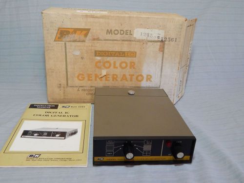 B&amp;K Digital IC Color Generator No 1243 W Box Manual Cables