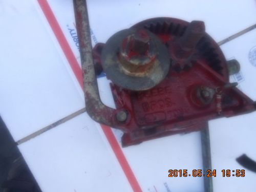 hand crank commercial fishing boat cable winch with bronze gears 1 ton usa made
