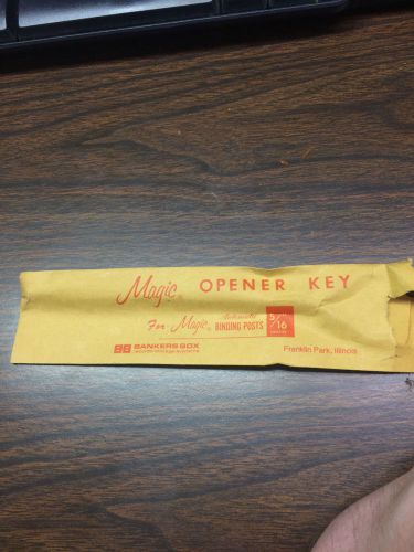 Magic 5/16&#034; Key Opener for Automatic Binding Posts